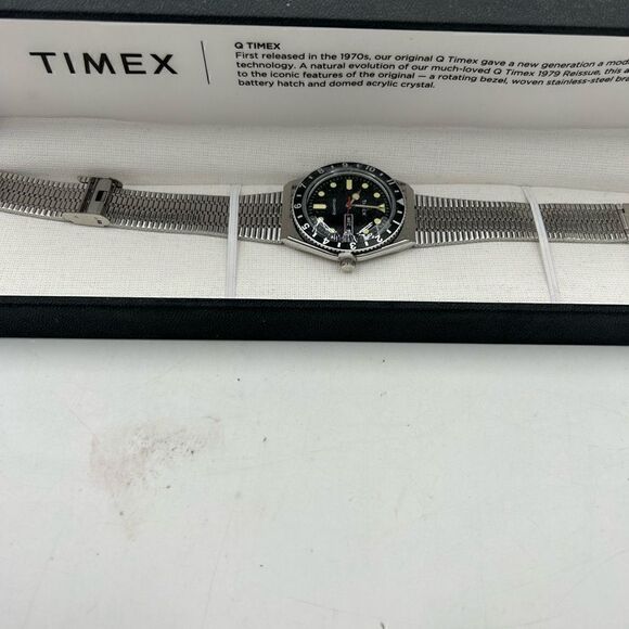 Men’s Q Timex 1978 re-issue falcon eye 38 mm quartz watch - Picture 3 of 8
